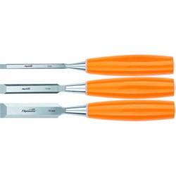 Набор стамесок плоских, 3 шт, 6-12-18 мм Sparta 24411 - фото 753227