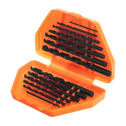 Набор сверл по металлу, 1.5-6.5 мм, (через 0.5 мм) 13 шт, пластиковый бокс, цилиндрический хвостовиковик Sparta 723455 - фото 753417