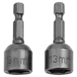 Биты с торцевыми головками 13 мм, 45 мм, 2 шт. Matrix 11789 - фото 753859