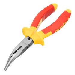 Длинногубцы изогнутые Insulated, 160 мм, двухкомпонентные рукоятки Matrix Professional 17472 - фото 754335