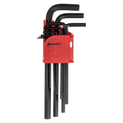 Набор ключей имбусовых HEX, 1.5-10 мм, CrV, 9 шт, удлиненные Matrix 11231 - фото 754738