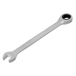 Ключ комбинированный трещоточный, 11 мм, CrV, зеркальный хром Matrix Professional 14804 - фото 755021