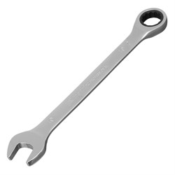 Ключ комбинированный трещоточный, 19 мм, CrV, зеркальный хром Matrix Professional 14812 - фото 755065