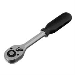 Ключ-трещотка 3/8", CrV, 45 зубьев, с быстрым сбросом, хром Matrix 14013 - фото 755372