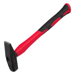 Молоток слесарный optimal, 300 г, фибергласовая обрезиненная рукоятка, квадратный боек Matrix 10367 - фото 755661