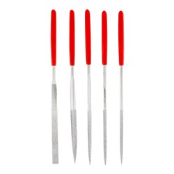 Набор надфилей алмазных, 140 х 50 х 3 мм, 5 шт Matrix 15830 - фото 756008