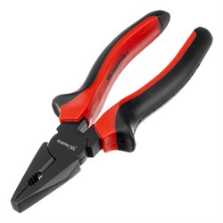 Плоскогубцы комбинированные Black Nickel, 160 мм, двухкомпонентные рукоятки Matrix 16978 - фото 756588