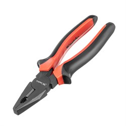Плоскогубцы комбинированные Black Nickel, 200 мм, двухкомпонентные рукоятки Matrix 16983 - фото 756610
