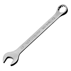 Ключ комбинированный, 17 мм, CrV, матовый хром Matrix 15113 - фото 757241