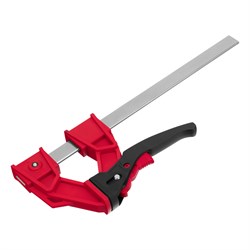 Струбцина реечная быстрозажимная, усиленная, пластиковый корпус рычажно-храповой механизм, 250 х 100 х 401 мм, штанга 5 х 22 мм Matrix 20727 - фото 758178