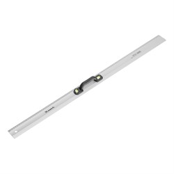 Линейка-уровень, 1000 мм, металлическая, пластмассовая ручка 2 глазка Matrix 30577 - фото 758535