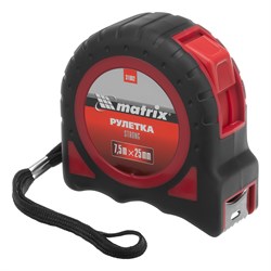 Рулетка измерительная Matrix 7.5 м 25 мм 31082 - фото 758827