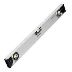 Уровень алюминиевый "Рельс", 600 мм, 3 глазка (1 поворотный) Matrix 34023 - фото 759118