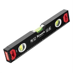 Уровень алюминиевый, усиленный, фрезерованный, 3 глазка, 400 мм Matrix 34360 - фото 759232