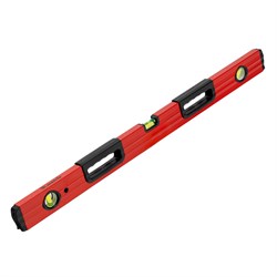 Уровень алюминиевый, 800 мм, фрезерованный, 3 глазка, две эргономичные ручки Matrix 33224 - фото 759543