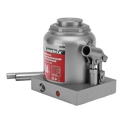 Домкрат гидравлический бутылочный, 50 т, высота подъема 240-370 мм Matrix 50737 - фото 760038