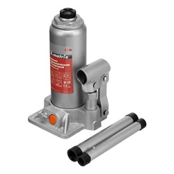 Домкрат гидравлический бутылочный, 4 т, h подъема 194-372 мм Matrix 50763 - фото 760147