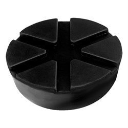 Резиновая опора для подкатного домкрата универсальная, D 89 мм, D 60 мм, H 35 мм Matrix 50910 - фото 761334