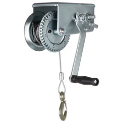 Лебедка шестеренчатая, тяга 0.8 т, тросовая Matrix 522735 - фото 761547