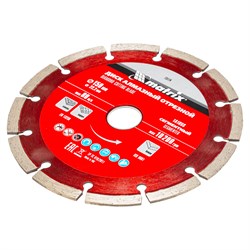 Диск алмазный, отрезной сегментный, 150 х 22.2 мм, сухая резка Matrix Professional 73174 - фото 763496