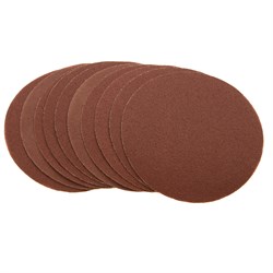 Круг абразивный на ворсовой подложке под "липучку", P 100, 125 мм, 10 шт Matrix 73850 - фото 764469