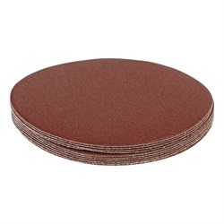 Круг абразивный на ворсовой подложке под "липучку", P 180, 125 мм, 10 шт Matrix 73865 - фото 764489