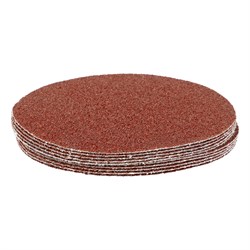 Круг абразивный на ворсовой подложке под "липучку", P 40, 125 мм, 10 шт Matrix 73835 - фото 764540