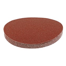 Круг абразивный на ворсовой подложке под "липучку", P 80, 115 мм, 10 шт Matrix 73825 - фото 764570