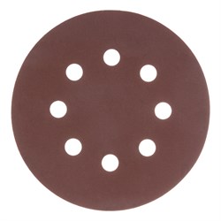 Круг абразивный на ворсовой подложке под "липучку", перфорированный, P 320, 125 мм, 5 шт Matrix 73813 - фото 764653