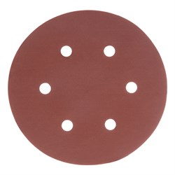 Круг абразивный на ворсовой подложке под "липучку", перфорированный, P 600, 150 мм, 5 шт Matrix 73852 - фото 764722