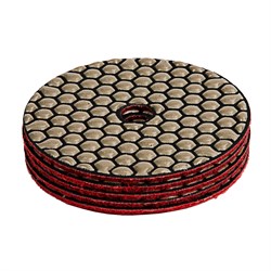 Алмазный гибкий шлифовальный круг, 100 мм, P800, сухое шлифование, 5 шт. Matrix 73504 - фото 765246