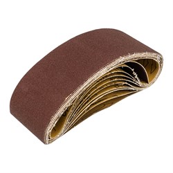 Лента абразивная бесконечная, P 150, 75 х 457 мм, 10 шт Matrix 74221 - фото 765418