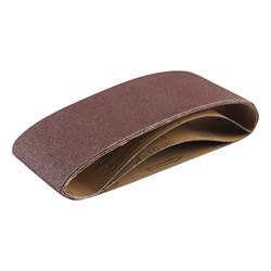 Лента абразивная бесконечная, P 60, 75 х 457 мм, 3 шт Matrix 74276 - фото 765450