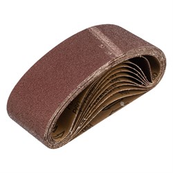 Лента абразивная бесконечная, P 60, 75 х 533 мм, 10 шт Matrix 74230 - фото 765471