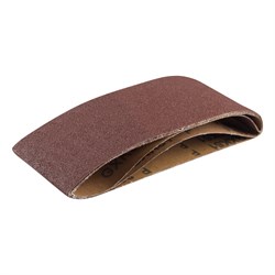 Лента абразивная бесконечная, P 80, 75 х 457 мм, 3 шт Matrix 74277 - фото 765480