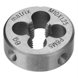 Плашка М10 х 1.25 мм, Р6М5 Matrix 77091 - фото 766042