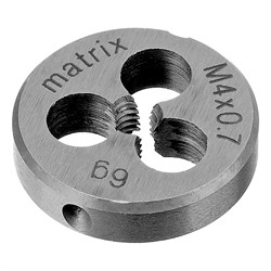 Плашка М4 х 0.7 мм, Р6М5 Matrix 77071 - фото 766059