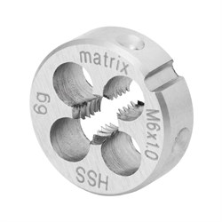 Плашка М6 х 1 мм, Р6М5 Matrix 77075 - фото 766070