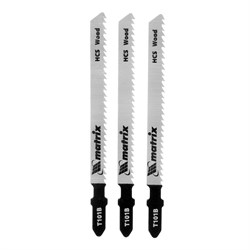 Полотна для электролобзика по дереву, 3 шт, T101B, 75 х 2.5 мм, HCS Matrix Professional 78201 - фото 766171