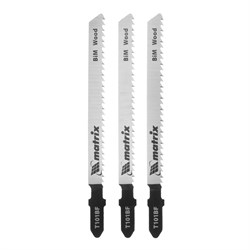 Полотна для электролобзика по дереву, 3 шт, T101BF, 75 x 2.5 мм, Bimetal Matrix Professional 78211 - фото 766181