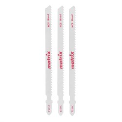 Полотна для электролобзика  по дереву, 3 шт, T311C, 100 x 2, 75 мм, HCS Matrix 78220 - фото 766270