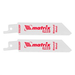 Полотна по металлу для сабельной пилы S522EF 75/1.4 мм, Bimetal, 2 шт, Pro Matrix 782008 - фото 766436