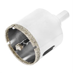 Сверло алмазное по керамограниту, 45 х 67 мм, трехгранный хвостовик Matrix 726453 - фото 766517