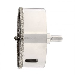 Сверло алмазное по керамограниту, 85 х 67 мм, трехгранный хвостовик Matrix 726823 - фото 766620