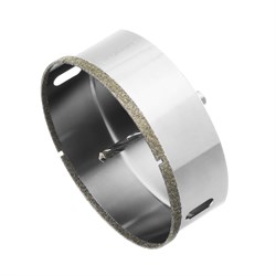 Сверло алмазное по керамограниту, 120 х 67 мм, трехгранный хвостовик Matrix 726963 - фото 766654