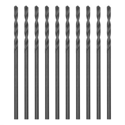 Сверло по металлу, 1.5 мм, полированное, HSS, 10 шт, цилиндрический хвостовик Matrix 71515 - фото 767189