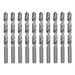 Сверло по металлу, 9 мм, полированное, HSS, 10 шт, цилиндрический хвостовик Matrix 71590 - фото 767413