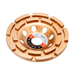 Чашка алмазная зачистная, 115 мм, двухрядная Matrix 72980 - фото 768095