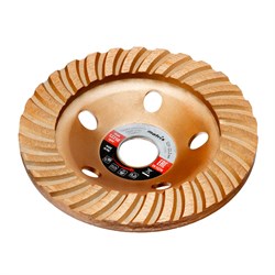 Чашка алмазная зачистная, 125 мм, турбо Matrix 72995 - фото 768101