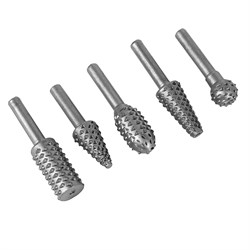 Набор шарошек по дереву 5 шт Matrix 70499 - фото 768176